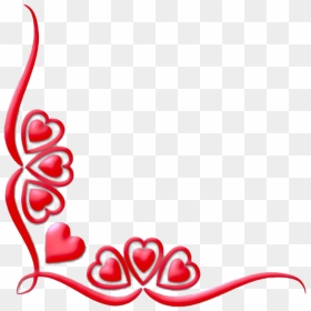 Heart Valentines Day Border Png Hd Image - Valentines Day Border Clip Art, Transparent Png - heart border png