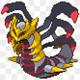 Legendary Pokemon Pixel Art, HD Png Download - giratina png