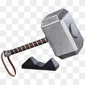 Mjolnir Electronic Hammer Marvel Legends Series - Transparent Thor Hammer Png, Png Download - mjolnir png