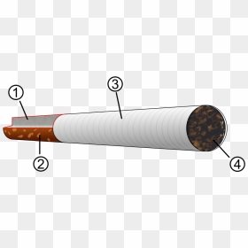 Parts Of A Cigarette Stick, HD Png Download - smoking blunt png