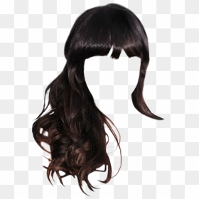 Clip Bangs Long - Bangs Hair Png Transparent, Png Download - bangs png