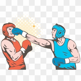 Banner Royalty Free Download Boxer Clipart Boxing Punch - Boxing Png Clipart, Transparent Png - boxing ring png