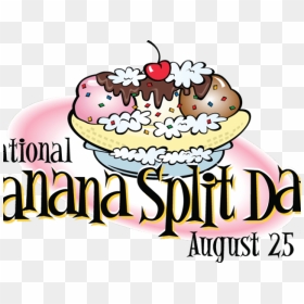 Banana Split Clipart Nut, HD Png Download - banana split png