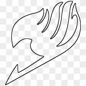 Clip Art Fairy Tail Symbol Sketch - Fairy Tail Logo White, HD Png Download - fairy tail logo png
