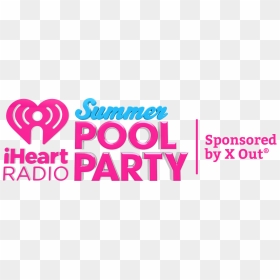 Iheartradio Summer Pool Party Shadow - Iheartradio, HD Png Download - pool party png
