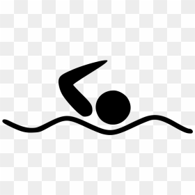 Open Water Swimming Pictogram - Olympic Games Pictograms Swimming, HD Png Download - swimming png
