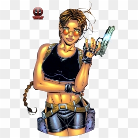 Lara Croft Tomb Raider Comic Clipart , Png Download - Tomb Raider Comic, Transparent Png - lara croft png