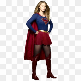 Supergirl Png - Supergirl Transparent Melissa Benoist, Png Download - supergirl logo png