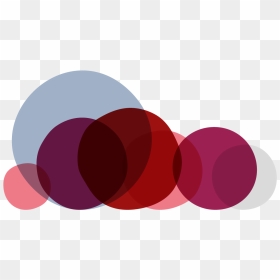 Abstract Illustration Formed Of Overlapping Shapes - Circle, HD Png Download - abstract shapes png