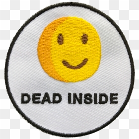 Dead Inside Patch By Existential Emoji, HD Png Download - dead emoji png