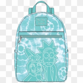 Loungefly Rick And Morty Tie-dye Mini Backpack Apparel - Rick And Morty Loungefly, HD Png Download - rick and morty logo png