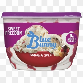 Sweet Freedom® Banana Split - Bunny Banana Split Ice Cream, HD Png Download - banana split png