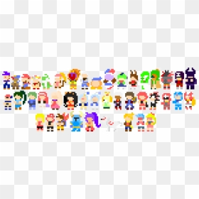 Everybody Else Is Pixelated - Pixelated Super Smash Bros, HD Png Download - super smash bros png