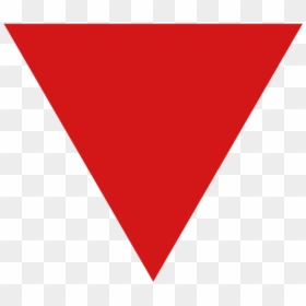 Arrow Down Png , Png Download - Decrease Png, Transparent Png - red triangle png