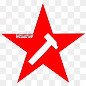 Hammer And Sickle Red Star, HD Png Download - hammer clipart png
