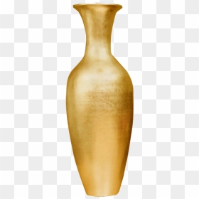 Vase Png Transparent Images - Gold Floor Vase, Png Download - vase png