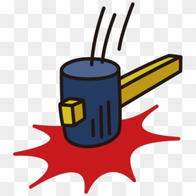Cute Hammer Cartoon Hq Image Free Png Clipart - Cartoon Hammer Png Transparent, Png Download - hammer clipart png