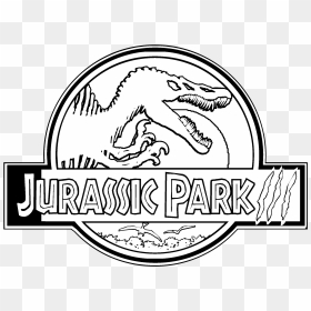Jurassic Park Logo Png - Coloring Jurassic Park 3, Transparent Png - jurassic park logo png