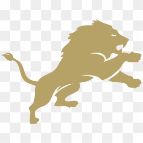 Pope John Lions Play Delbarton Green Wave On October - Detroit Lions Logo Png, Transparent Png - pope hat png