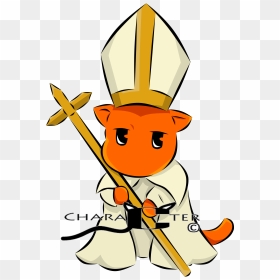 Cartoon, HD Png Download - pope hat png
