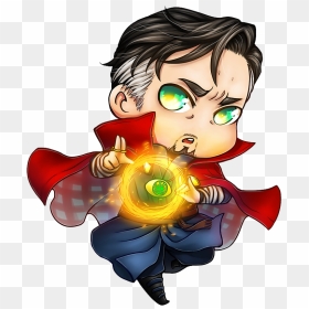 Transparent Loki Clipart - Dr Strange Chibi Drawing, HD Png Download - dr strange png