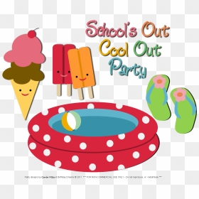 Swimming Clipart Outing - Clip Art, HD Png Download - pool party png