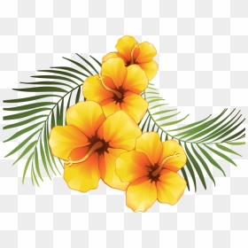 Exotic Clipart Moana - Tropical Flower Vector Png, Transparent Png - moana clipart png
