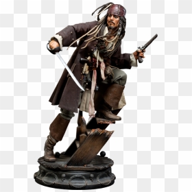 Captain Jack Sparrow Png - Pirates Of The Caribbean Statue, Transparent Png - jack sparrow png