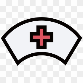 Nursing Nurses Cap Icon - Transparent Background Nurse Hat Png, Png Download - nurse hat png