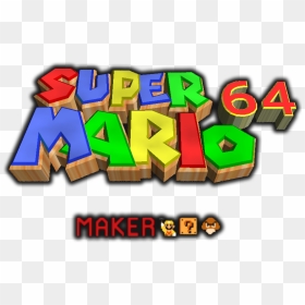 Super Mario 64 Hacks Wiki - Super Mario 64, HD Png Download - nintendo 64 logo png