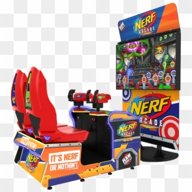 Hasbro And Raw Thrills Collaborate On Nerf Arcade - Raw Thrills Nerf Game, HD Png Download - nerf logo png