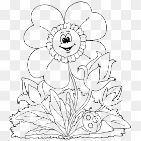 Mother S Day Coloring Pages, HD Png Download - spring flower png