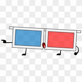 3d Glasses - Bfdi 3d Glasses, HD Png Download - 3d glasses png