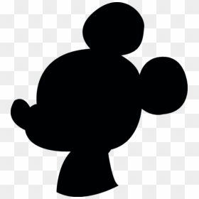 Mickey Mouse Transparent Png - Disney Mickey Mouse Silhouette, Png Download - mickey mouse silhouette png