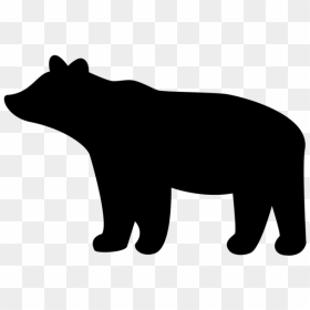 Polar Bear Red Panda American Black Bear Giant Panda - Baby Bear Svg Free, HD Png Download - bear silhouette png
