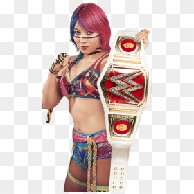 0 Replies 1 Retweet 6 Likes - Wwe Raw Women's Championship Asuka, HD Png Download - asuka png