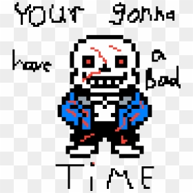 Undertale Sans Pixel Art, HD Png Download, png download, transparent png  image