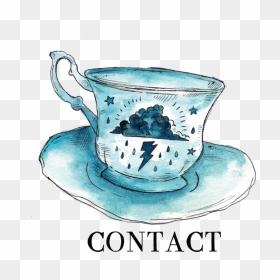 Contact Icon - Teacup, HD Png Download - contact icon png
