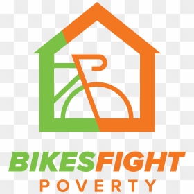 Bikes Fight Poverty Logo Centered - Graphic Design, HD Png Download - fight png