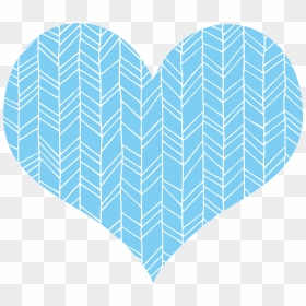 Blue Drawing Heart - Clip Art, HD Png Download - heart drawing png