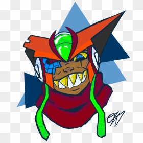 A Transparent Ray With Gold Teeth 8^y Please Do Not - Mighty No 9 Ray, HD Png Download - gold teeth png