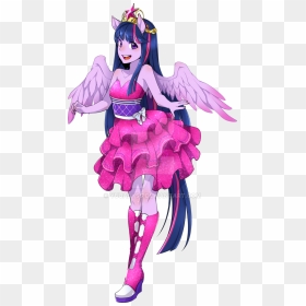 Yuuabyss, Equestria Girls, Fall Formal Dress, Obtrusive - Twilight Sparkle Pony Anime, HD Png Download - anime sparkle png