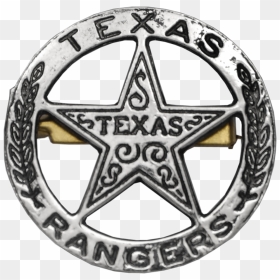 Texas Rangers Badge - Badge Texas Rangers Star, HD Png Download - texas rangers logo png
