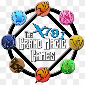 Grand Magic Games/x791 - Fairy Tail Guilds In The Grand Magic Games, HD Png Download - fairy tail logo png