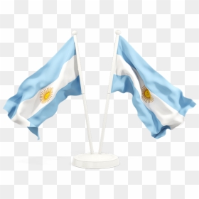 Two Waving Flags - Bhutan And India Flag, HD Png Download - argentina flag png