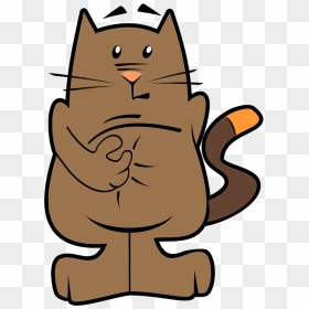 Cartoon Cat - Cat Litter Box Dirty, HD Png Download - cartoon cat png