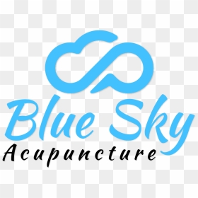Blue Sky Acupuncture - Calligraphy, HD Png Download - blue sky png