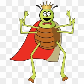 Flea With A Crown, HD Png Download - bug png