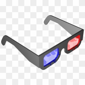 3d Glasses 3ds Max Model - Sunglasses, HD Png Download - 3d glasses png