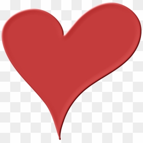Red Heart Drawing Png, Transparent Png - heart drawing png